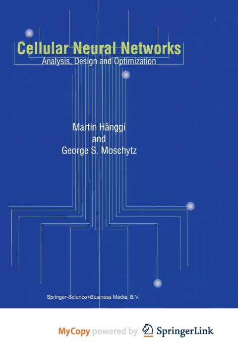 Книга Cellular Neural Networks Martin Hänggi