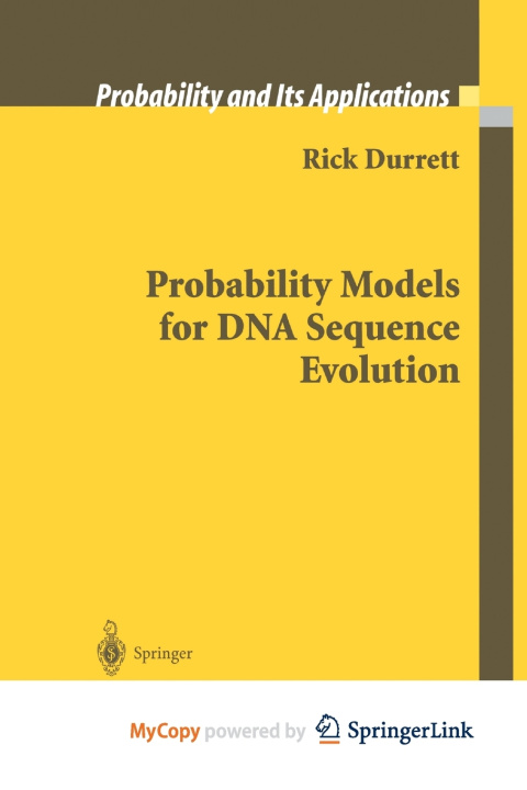 Книга Probability Models for DNA Sequence Evolution Rick Durrett