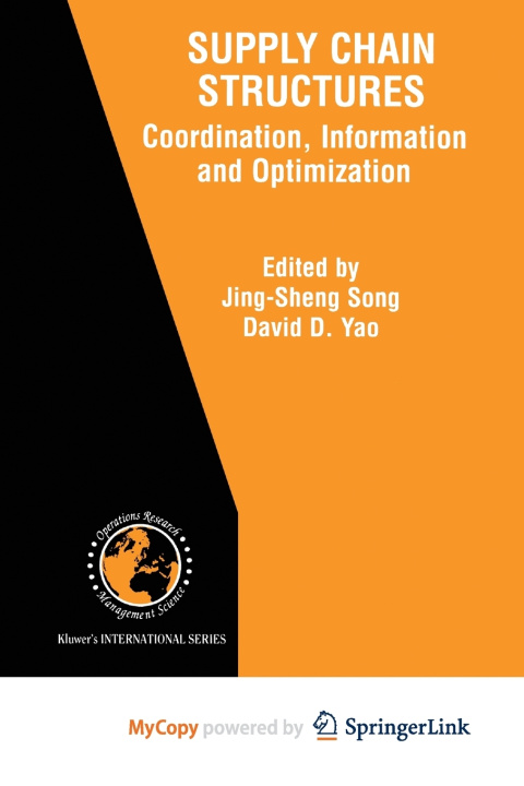 Книга Supply Chain Structures Jing-Sheng Song