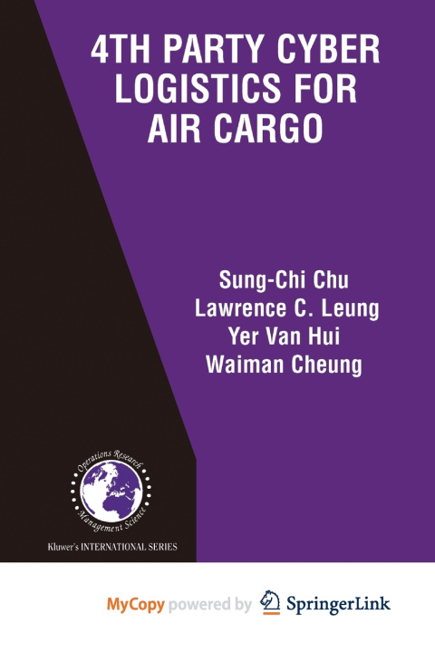 Kniha 4th Party Cyber Logistics for Air Cargo Sung-Chi Chu