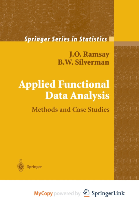 Knjiga Applied Functional Data Analysis J.O. Ramsay