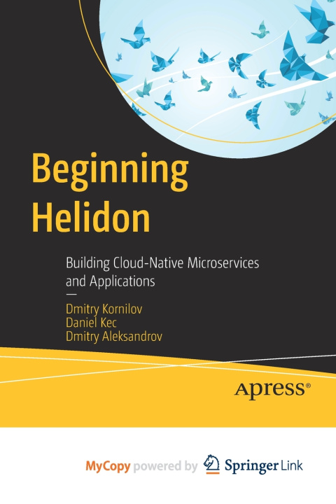 Kniha Beginning Helidon Dmitry Kornilov