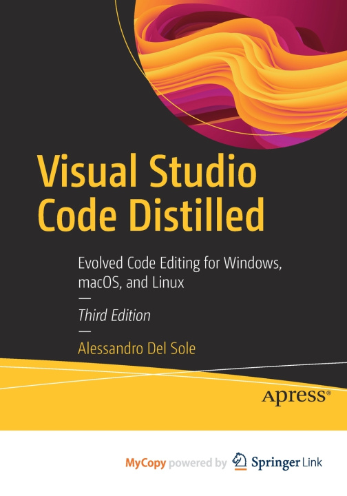 Kniha Visual Studio Code Distilled Alessandro Del Sole