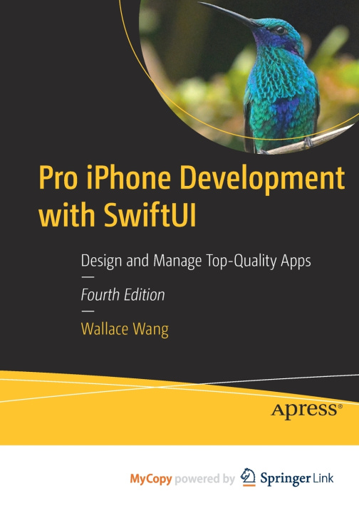 Knjiga Pro iPhone Development with SwiftUI Wallace Wang