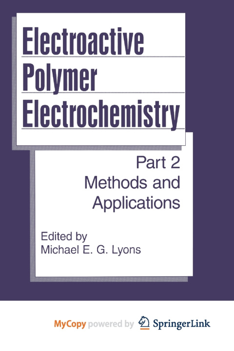 Kniha Electroactive Polymer Electrochemistry Michael E.G. Lyons