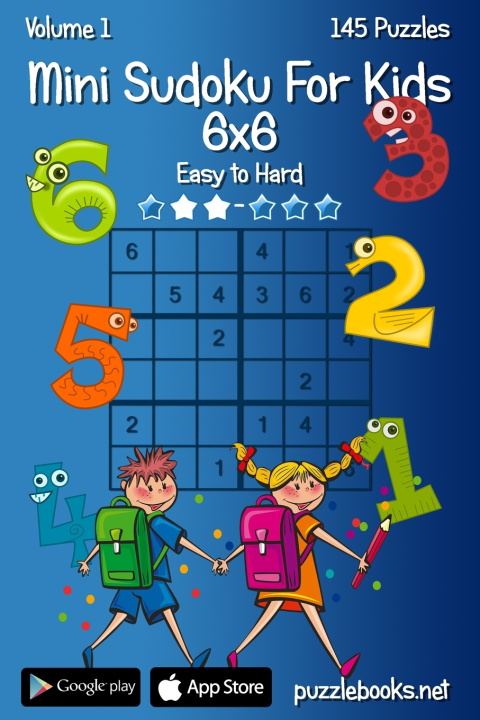 Книга Mini Sudoku For Kids 6x6 - Easy to Hard - Volume 1 - 145 Puzzles Nick Snels