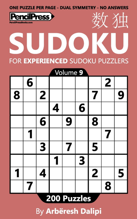 Kniha Sudoku Book for Experienced Puzzlers Arbëresh Dalipi