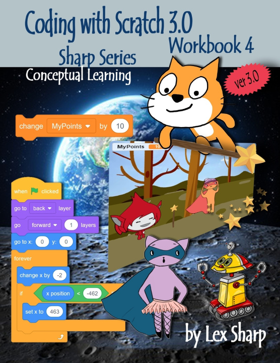 Kniha Coding with Scratch 3.0 Lex Sharp