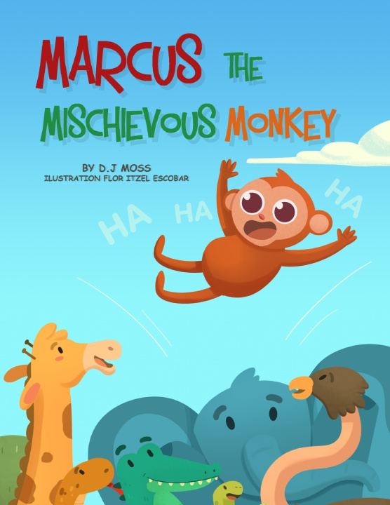 Книга Marcus the Mischievous Monkey Moss