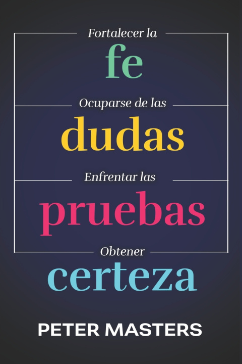 Книга Fe, dudas, pruebas y certeza Peter Masters