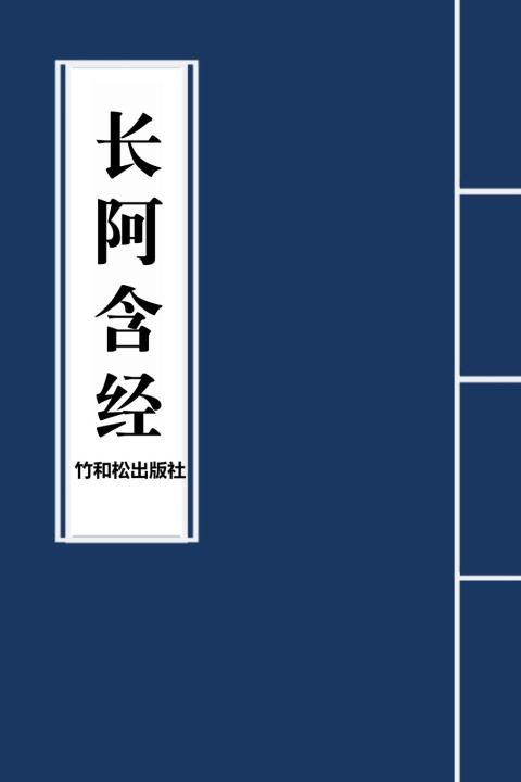 Kniha Dirgha Agama长阿含经 Buddha