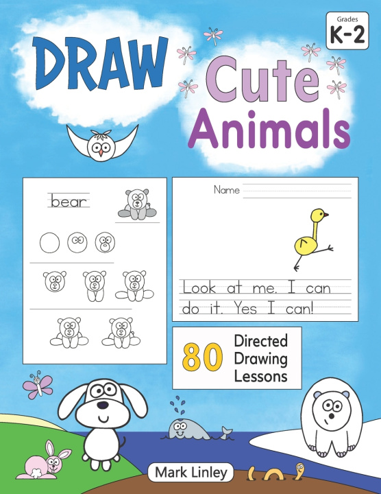 Knjiga Draw Cute Animals Mark Linley