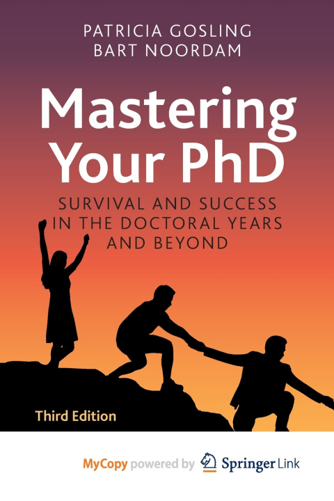 Книга Mastering Your PhD Patricia Gosling