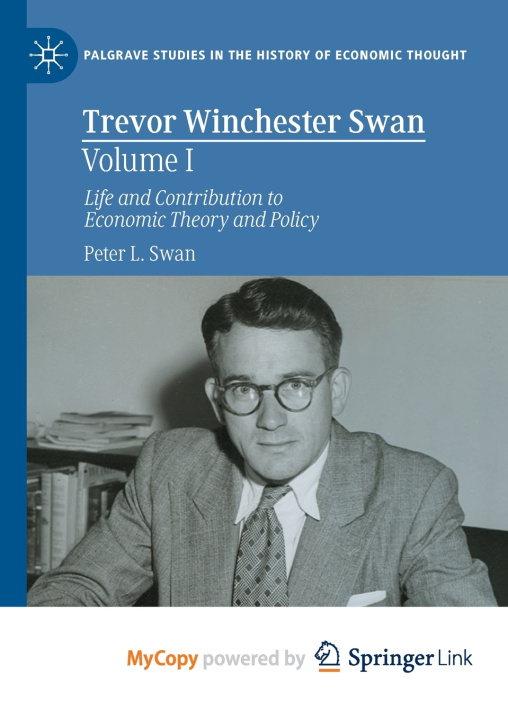 Kniha Trevor Winchester Swan, Volume I Peter L. Swan