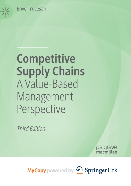 Knjiga Competitive Supply Chains Enver Yücesan