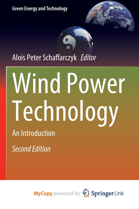Kniha Wind Power Technology Alois Peter Schaffarczyk