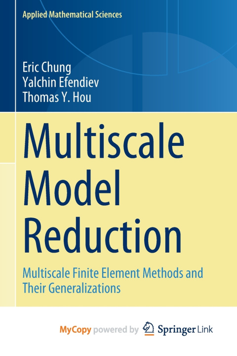 Книга Multiscale Model Reduction Eric Chung