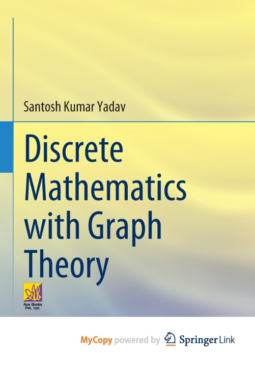 Kniha Discrete Mathematics with Graph Theory Santosh Kumar Yadav