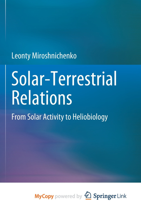 Knjiga Solar-Terrestrial Relations Leonty Miroshnichenko