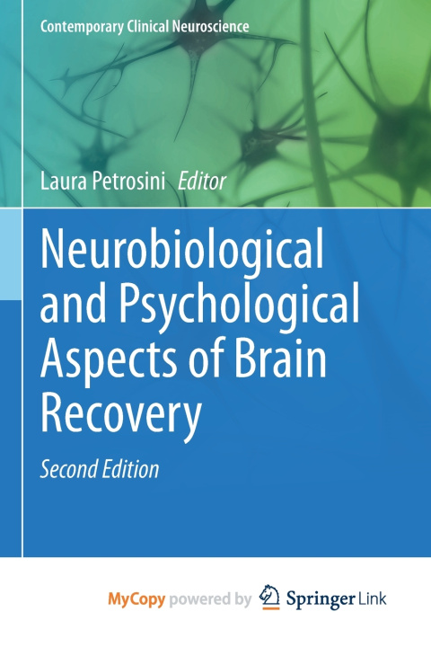 Kniha Neurobiological and Psychological Aspects of Brain Recovery Laura Petrosini