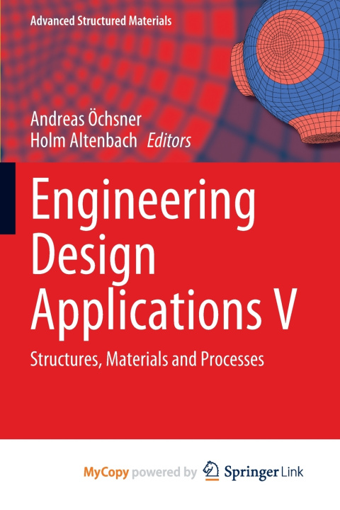 Knjiga Engineering Design Applications V Andreas Öchsner