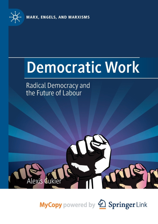 Book Democratic Work Alexis Cukier
