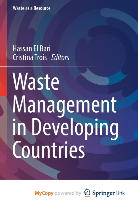Kniha Waste Management in Developing Countries Hassan El Bari