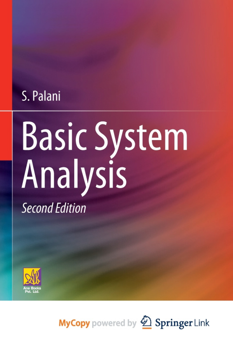 Knjiga Basic System Analysis S. Palani