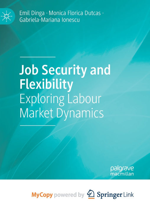 Kniha Job Security and Flexibility Emil Dinga