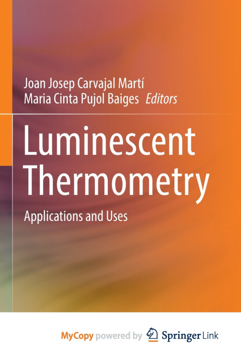 Kniha Luminescent Thermometry Joan Josep Carvajal Martí