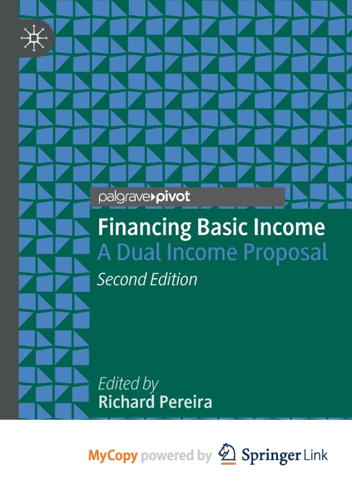 Книга Financing Basic Income Richard Pereira