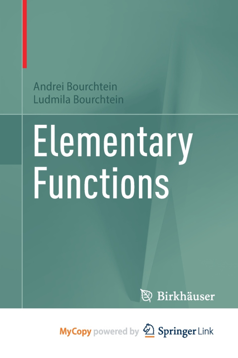 Книга Elementary Functions Andrei Bourchtein