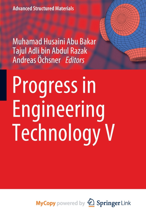 Kniha Progress in Engineering Technology V Muhamad Husaini Abu Bakar
