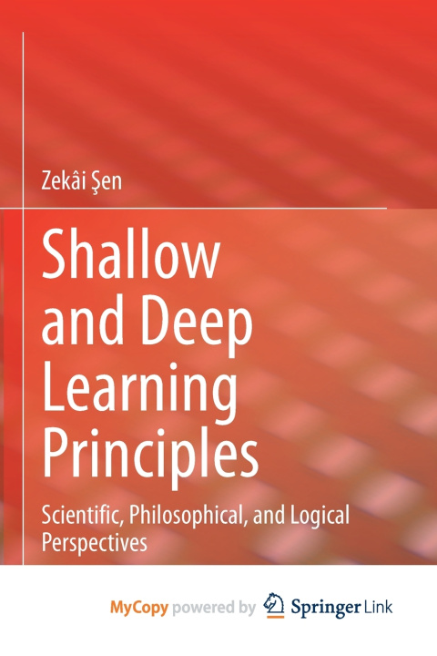 Kniha Shallow and Deep Learning Principles Zekâi Şen
