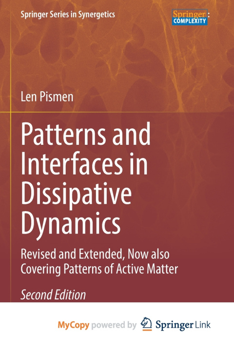 Kniha Patterns and Interfaces in Dissipative Dynamics Len Pismen