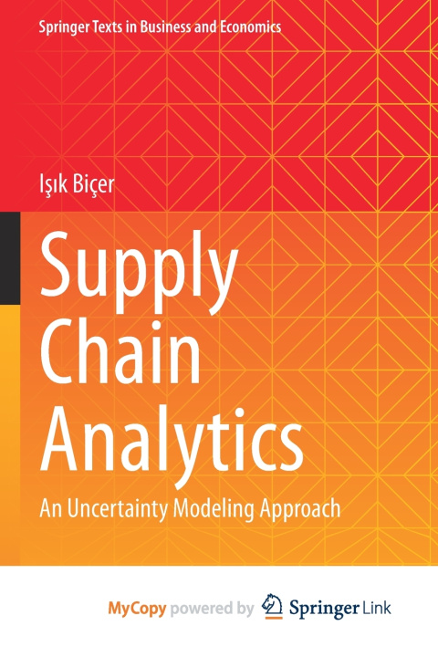 Kniha Supply Chain Analytics Işık Biçer