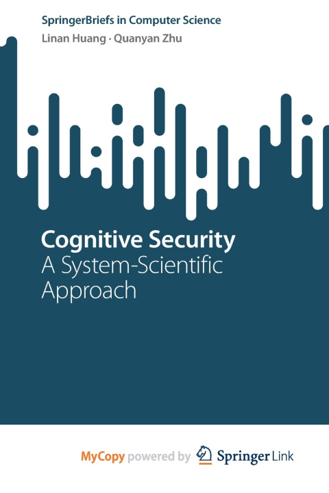 Kniha Cognitive Security Linan Huang