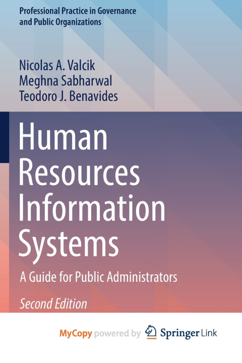 Knjiga Human Resources Information Systems Nicolas A. Valcik