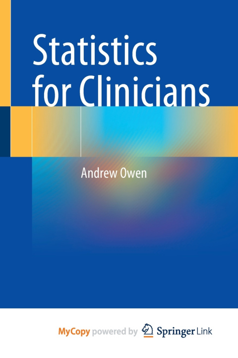 Kniha Statistics for Clinicians Andrew Owen