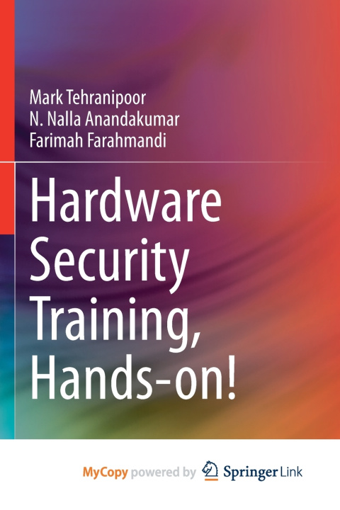 Kniha Hardware Security Training, Hands-on! Mark Tehranipoor