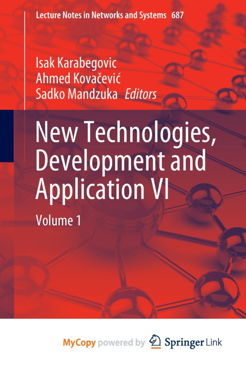 Книга New Technologies, Development and Application VI Isak Karabegovic