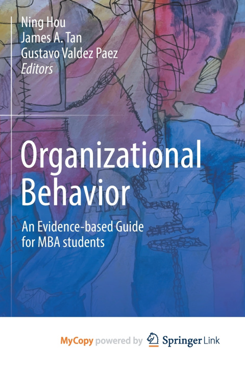 Kniha Organizational Behavior Ning Hou