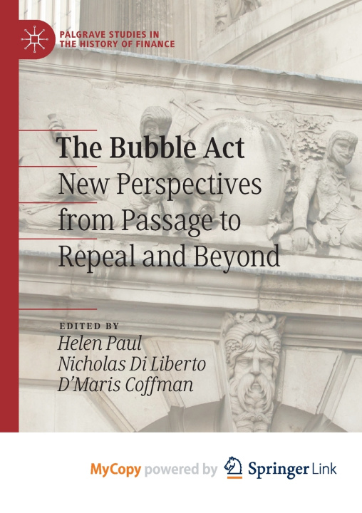 Kniha The Bubble Act Helen Paul