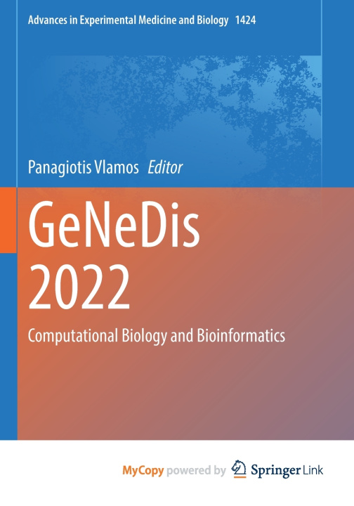 Boek GeNeDis 2022 Panagiotis Vlamos