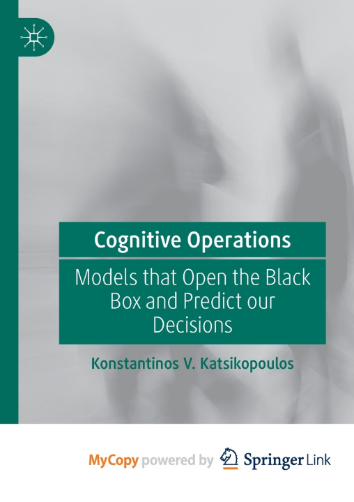 Книга Cognitive Operations Konstantinos V. Katsikopoulos