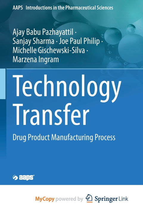 Kniha Technology Transfer Ajay Babu Pazhayattil