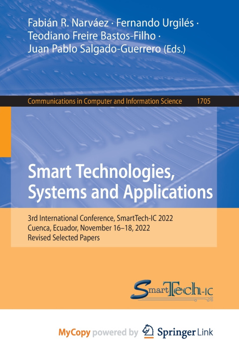 Kniha Smart Technologies, Systems and Applications Fabián R. Narváez