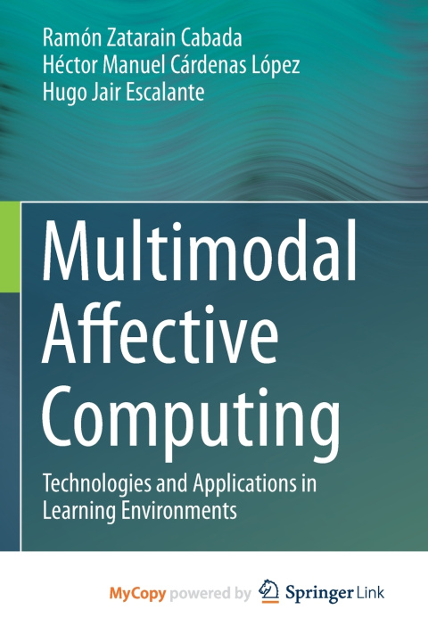 Kniha Multimodal Affective Computing Ramón Zatarain Cabada