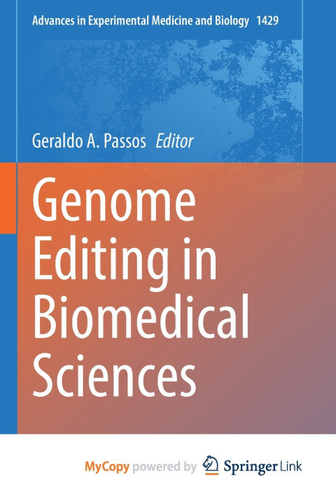 Kniha Genome Editing in Biomedical Sciences Geraldo A. Passos