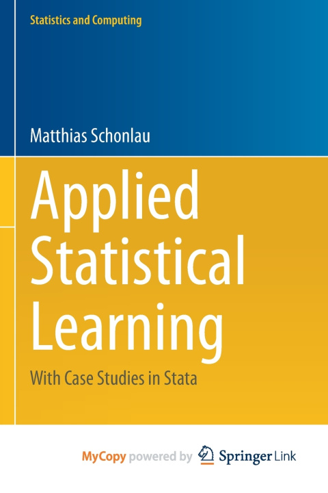 Kniha Applied Statistical Learning Matthias Schonlau